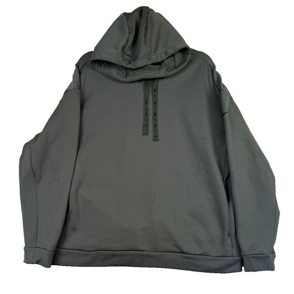 Nike Hoodie Women Gray Sweatshirt Sweater Dri Fit Performance Heather Size Large - Picture 1 of 7